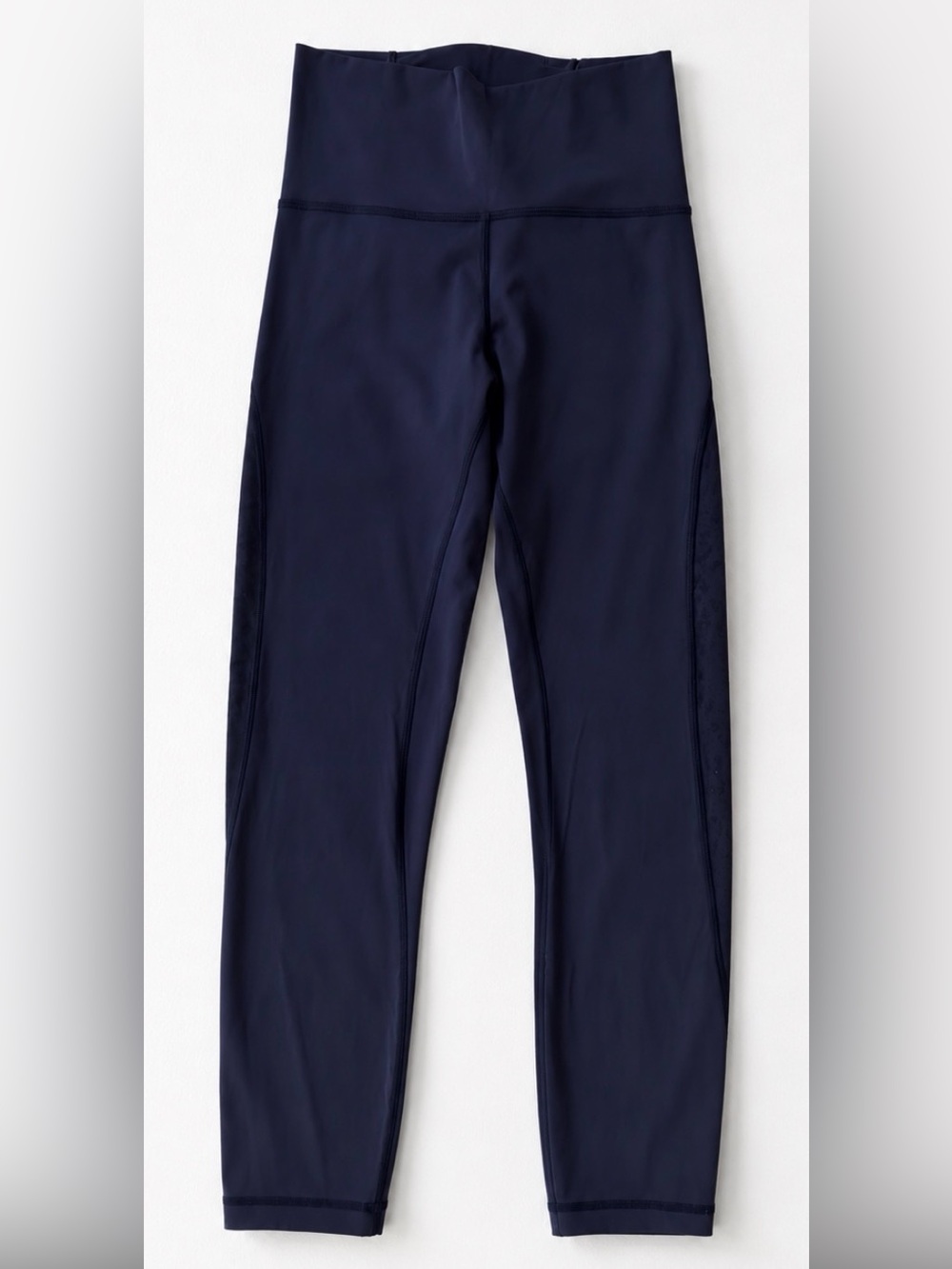 Lululemon Navy Floral Panel High-Rise Leggings Size 4